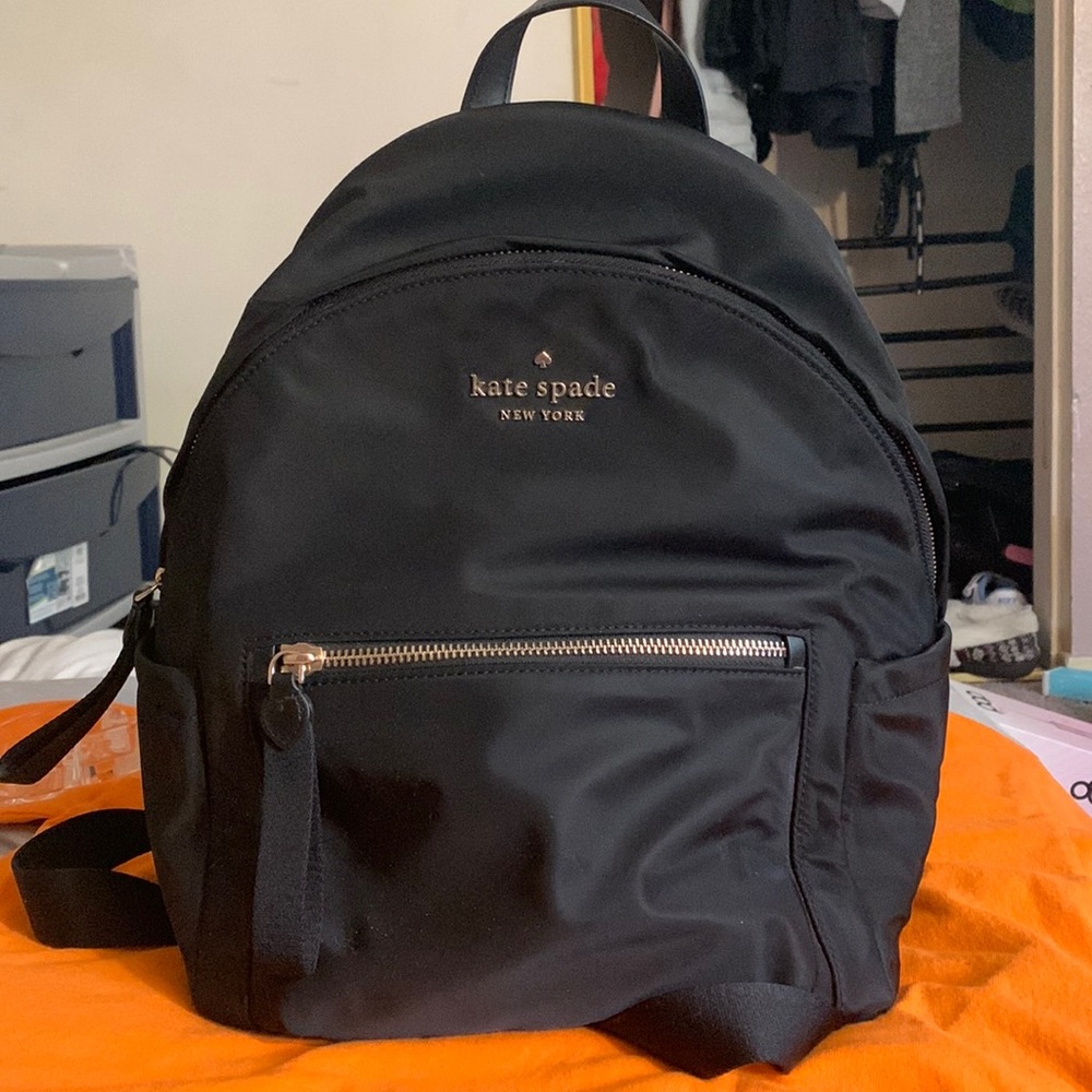 Kate spade back pack black lights used